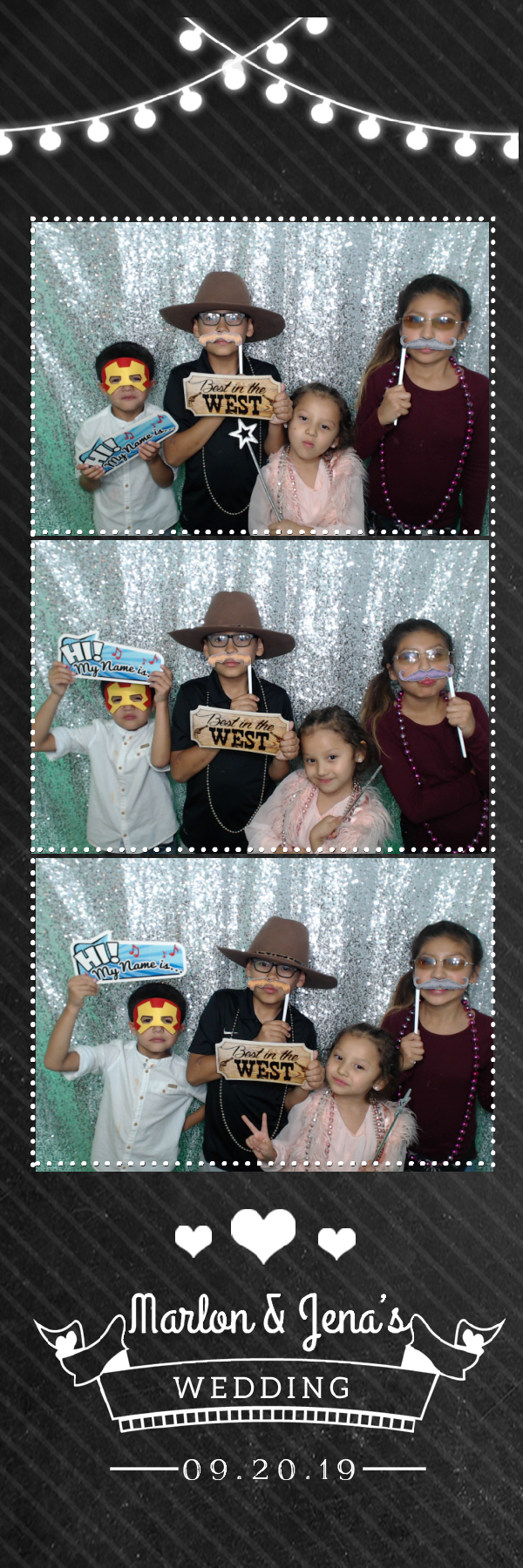 Jena and Marlon's Wedding | View more photos from the event at gallery.photoboothbillings.com/u/PhotoBoothBillings/Jena-and-Marlons-Wedding